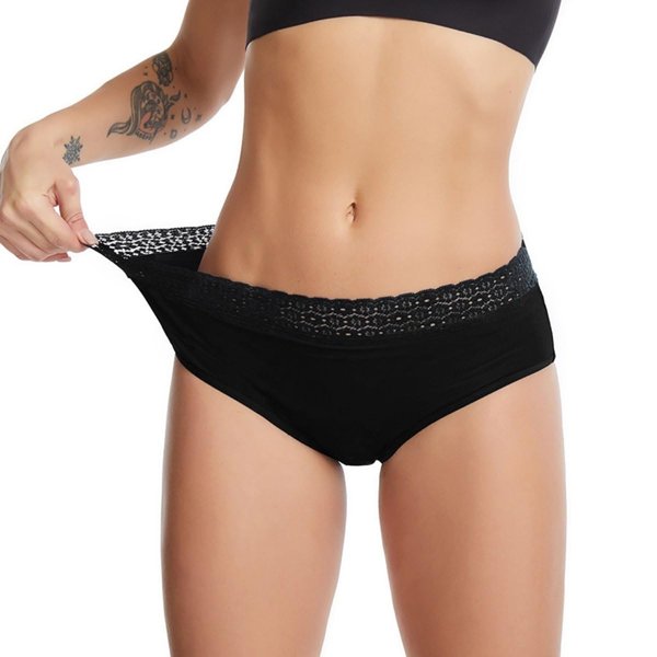 Period Underwear - Full-Brief - Washable Period Undies - Soft Organic Cotton Period Panties - Period Undies