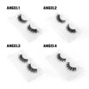 SY LASHES 16mm 3D Raal Mink Lashes Natural Look False Eyelashes Wispy Short Eye Lashes Fluffy Soft Reusable Luxury Volume 5D Fake Eyelashes (Angel, 4 pairs)