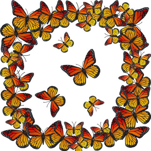 Monarch Butterfly Hair Clips Orange Butterfly Barrettes Halloween 3D Butterfly Clips for Hair Cute Hair Clips Kawaii Hair Accessories for Women Girls Teens Day of the Dead Party Favors (24)