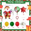 Christmas Balloons Set, Christmas Theme Party Decorations, Santa Claus Balloon, Star Balloons, Merry Christmas Party Supplies, Christmas Printed Round Balloon (B)