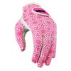 MRX Women Golf Glove Left Handed Golf Gloves Sweat Resistant Soft Cabretta Leather Regular Fit Women Golfer Glove Pink