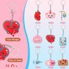 Henoyso 36 Pcs Nurse Keychain Nurse Party Favors Nurses Week Gift Medical Pills Stethoscope Key Chain Cute Silicone Nurse Key Chain for Nurse Week