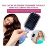 Hair Brush and 2 Scrunchies Set Inspired Detangling Brush and Hair Ties,Detangler Brush with Soft & Flexible Bristles for All Hair Types for Women & Girls (pink)