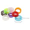 Beatifufu 16pcs Scissors Ring Rings Barber Clippers Barber Scissors Shears Thumb Grips Ring Scissor Finger Inserts Shear Finger Ring Silicone Ring for Pet Shears Silicone Ring for Scissor