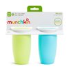 Munchkin® Miracle® 360 Toddler Sippy Cup, Spill Proof, 10 Ounce, 2 Pack, Green/Blue