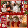 Pasimy 110 Pcs Christmas Party Favors Color Book Bulk Christmas Small Gifts Set Goodies Bag Stuffers Holiday Gingerbread Mini Activity Book Crayon Glasses Sticker Stamp for Xmas Winter Fillers Prizes