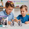 STEM New Energy Spacewalker Robot Toy - 3 Power Modules: Solar, Salt Water & Battery Power - Perfect for 8+ Year Olds