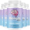 (5 Packs) Memyts Plus Capsules - Official Memyts Plus Supplement Pills Support Brain & Memory Focus, Natural Advanced Premium Formula for Overall Health & Wellness Reviews, 300 Capsules for 5 Months