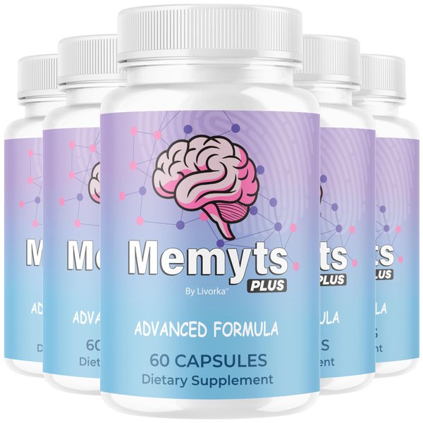 (5 Packs) Memyts Plus Capsules - Official Memyts Plus Supplement Pills Support Brain & Memory Focus, Natural Advanced Premium Formula for Overall Health & Wellness Reviews, 300 Capsules for 5 Months
