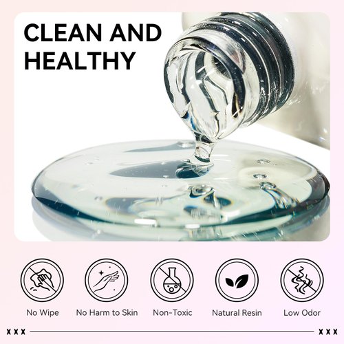 SUPWEE Clear 3D Sculpting Gel for Nail Art, 15ml 3D Nail Art Gel Molding Gel for Nail Rhinestone Nail Craving Gel Nail Art Glue Home DIY Charm Nails Decoration