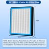 CF11809 Cabin Air Filter With Activated Carbon For 2014-2022 Chevy GMC Cadillac-Silverado 1500 2500 3500 4500 5500 6500 HD Suburban,Tahoe& Sierra Yukon XL& Escalade 2015 2016 2017 2018 2019 2020 2021