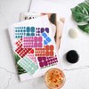 SILPECWEE 20 Sheets Toe Nail Stickers Solid Color Nail Wraps Toenail Polish Strips Self Adhesive Nail Polish Stickers for Women Gel Nail Strips Toes Nail Art Manicure Sticker with 1pc Nail File