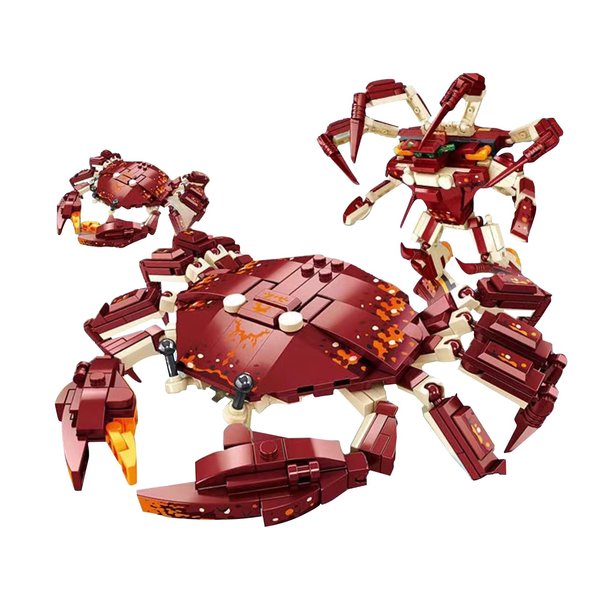 FAFAFA Toys Animal Building Sets, Micro Building Blocks, Animal Series Micro Mini Building Blocks Kit for Boys & Girls (Crab)