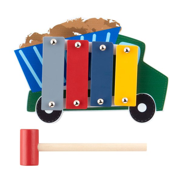 Mud Pie Children's Construction Xylophone, Green