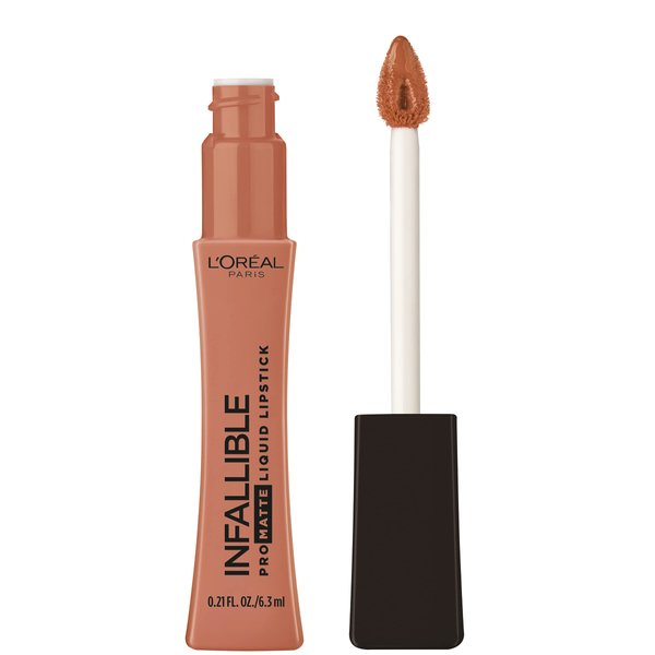 L’Oréal Paris Infallible Pro Matte Liquid Lipstick, Long-Lasting Intense Matte Color, Up to 16HR Wear, highly pigmented, full coverage liquid lipstick, Barely Sunset, 0.21 fl. oz.