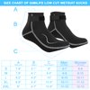Gimilife Neoprene Socks 3MM Water Socks for Women Men, Waterproof Diving Wetsuit Socks Sand Socks for Beach Volleyball Snorkeling Surfing Kayaking Swimming Water Sports Activities (Low Style,L)