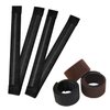 Hair Bun Shaper Set, include 3 pieces Bun Donut, 2 pieces French twist hair fold wrap snaps, 10 pieces Bobby pins and 10 pieces Elastic Bands for Women Kids Hair Bun Maker Kit – Black Color
