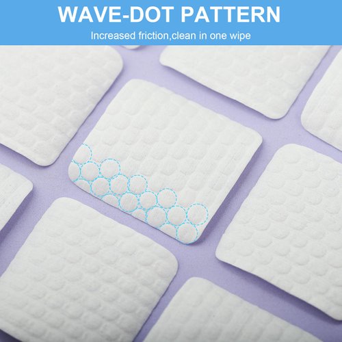 C12rtive Lint Free Nail Wipes,500PCS AB Side Design Ultra-Absorbent Cotton Nail Wipes for Soaking Up Gel Nail Polish Remover,Tough and Soft Nail Wipes for Acrylic Gel Nails,Home Salon & DIY