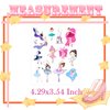 BignzwUra 300+PCS Ballet Dance Tattoos Temporary Stickers-Dacing/Dance Movements Ballerina Baby Shower First 21st Birthday Party Decorations Supplies Tattoos Temporary(24 Sheets)