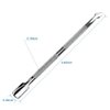 HIFAU 2PCS Premium Cuticle Pusher and Cutter, Manicure Tools Set for Fingernail and Toenail