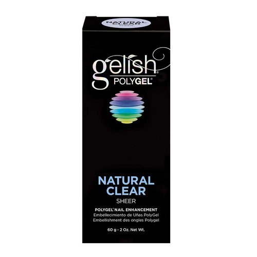Gelish PolyGel Brand Nail Enhancement, Acrylic Nails, Nail Tips For Acrylic Nails, Acrylic Nail Tips, Natural Clear, 2 oz