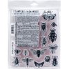 Tim Holtz Entomology - Stampers Anonymous Cling Stamps and Sizzix Framelits Die Set - Two Item Bundle