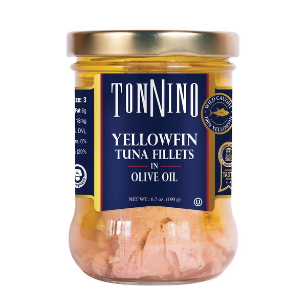 Tonnino Tuna in Olive Oil fillet, Fad-free, 6.3oz