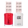 DND Gel Polish Set, Pink Collection, UV/LED Gel Polish and Air Dry Nail Lacquer, Matching Chip-Free Polish Duo, 441 Clear Pink, 0.5 Fl Oz
