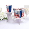 Big Dot of Happiness Stars and Stripes - Memorial Day, 4th of July and Labor Day USA Patriotic Party Favor Popcorn Treat Boxes - Set of 12
