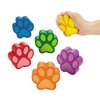 Paw Shaped Squishy Toys (Set of 12) Great for Dog Party Favors and Birthday Supplies