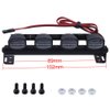 HobbyPark RC Car Light Bar Kit 4 LEDs Body Shell Roof Lights for 1/10 RC Crawler Car Truck Accessories