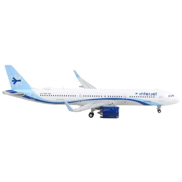 GeminiJets GJAIJ1884 1:400 Interjet Airbus A321neo Airplane Model