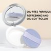SERSEUL Face Powder Translucent Pressed Powder Oil Control Setting Powder Soft Focus Effects Pressed Finishing Powder Long Lasting for Matte Finish