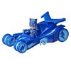 PJ Masks Catboy Deluxe Vehicle Preschool Toy, Cat-Car Toy with Spinning Super Cat Stripes and Catboy Action Figure for Kids Ages 3 and Up