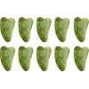 10x Jade Roller Gua Sha Set, Detox Scraping Massage Facial, Wrinkles Anti Aging Set (Gua Sha Only - Style #1)