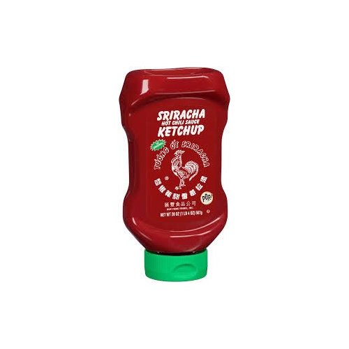 Sriracha Hot Chili Sauce Ketchup 1-20oz. Bottle Squeeze Top