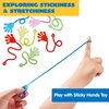 JOYIN 48Pcs Sticky Hands Party Favors, Party Table Favors Set for Kids, Holiday Traditions, Xmas Gift, Bendy Tube, Bendy Tubes, Extreme Stretch Fidget, Fun Fidget Toys for Kids