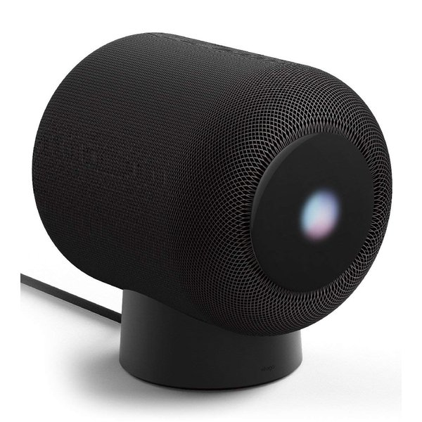 elago HomePod Stand Compatible with 2023 New HomePod 2nd Generation/HomePod 1 Speaker - Proper EQ, Easier to Control with Better Indicator Visibility [Midnight]