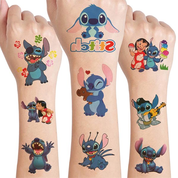 12 Sheets Cute Temporary Tattoos for Kids, Party Supplies Anime Cartoon Tattoos for Boys Girls Party Favors Birthday Party Decorations Fake Tattoos Party Game Activities Reward Gifts