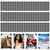1200 Pcs Photo Corners Self Adhesive Black Photo Corners for Scrapbooking and Stamping Supplies DIY Scrapbook Stickers Album Diary Personal Journal Diary Organizer Christmas Memory Book Picture Corner