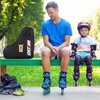 Roller Skate Bag with Adjustable Shoulder Strap for Kids And Adults to Hold Inline Skates Roller Skates Knee pads Helmets Black