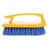 Rubbermaid Commercial Products,Rubbermaid Commercial,Iron-Shaped Handle Scrub Brush, 6" Brush,Long-lasting blue polypropylene fill resists stains.,Durable plastic block.