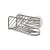 Spectrum Diversified Wright Sink, Geometric Soap & Sponge Kitchen Sink & Shower Modern Kitchen & Bathroom Organizer, Sponge Holder with Suction Cups, 1 EA