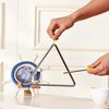 6 Inch Musical Steel Triangle Percussion Instrument With Striker