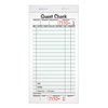 Adams Guest Check Pads, Single Part, Perforated Guest Receipt, 3-2/5" x 6-1/4", 50 Sheets per Pad, 10 Pack (525SW), White