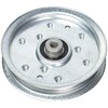 MaxPower 332511B Flat Idler Pulley for MTD, Cub Cadet, Troy-Bilt, Replaces OEM no. 956-04129, 753-08171, 756-04129, Silver