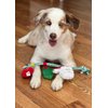 Glory To Dog Christmas Ornament Rope Dog Toy Fun Plush Dog Chew Toy, Squeaky Interactive Dog Toy for Puppy Small Medium Pets Dogs
