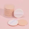 1Sets 7 PCS Multifunctional Air Cushion Puff Wet And Dry Reusable BB Cream Foundation Liquid Silicone Pad Loose Powder Sponge Egg Beauty Tool For Travel And Daily Life (Skin Color)