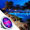 SEURON LED Pool Light Bulb, 12V AC 40W RGBW Color Changing led Pool Light Bulb for inground Pool, E26 Replacement Bulb for 500W Pentair and Hayward Fixture (12V-RGB+White)