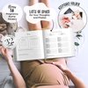 LUMOSX Pregnancy Journal Memory Book - w/BONUS Baby Bump Stickers in the Gender Neutral Baby Book Memory - Baby Journal Is A Pregnancy Must Haves, Best Gifts For Expecting Moms, Baby Shower Gifts